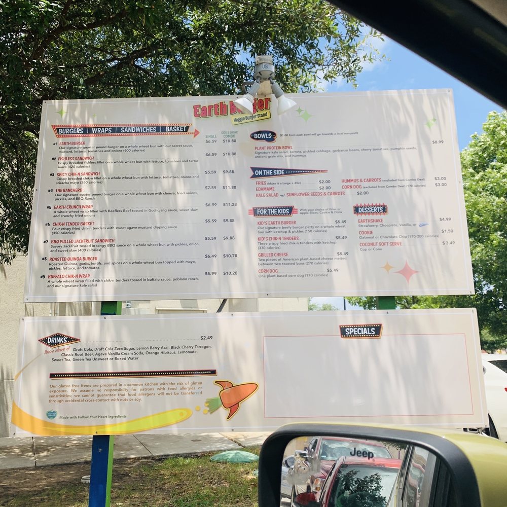 Earth Burger - Burgers Near Me - San Antonio, Texas