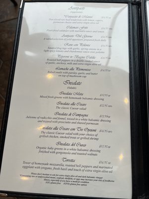 Menu photo 3 La Grotta Ristorante Richmond, VA Menu photo 3 La Grotta Ristorante Richmond, VA