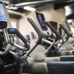 Feel Fit Health & Fitness Club - Precor Networked Cardio Machines - 15" LCD touch screens - Phone Charger - Direct TV - Search the Web - Facebook - Google - YouTube