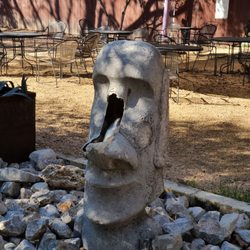 El Chaparral Mexican Restaurant - Helotes - Statue in the Jardin