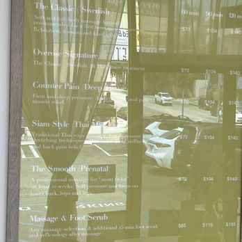 Overose Spa - Massage menu - Massage Therapy Near Me - Los Angeles, California