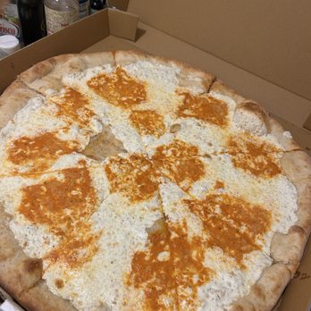 Slice Astoria - Barely cooked vodka pie with a random piece of cheese missing from the middle? This was disgusting - Pizza Near Me - Astoria, New York