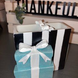 On Second Thought Consignment - Keeping with the Tiffany & Co theme, I'll repurpose this toothbrush holder as a pen holder for my office desk.