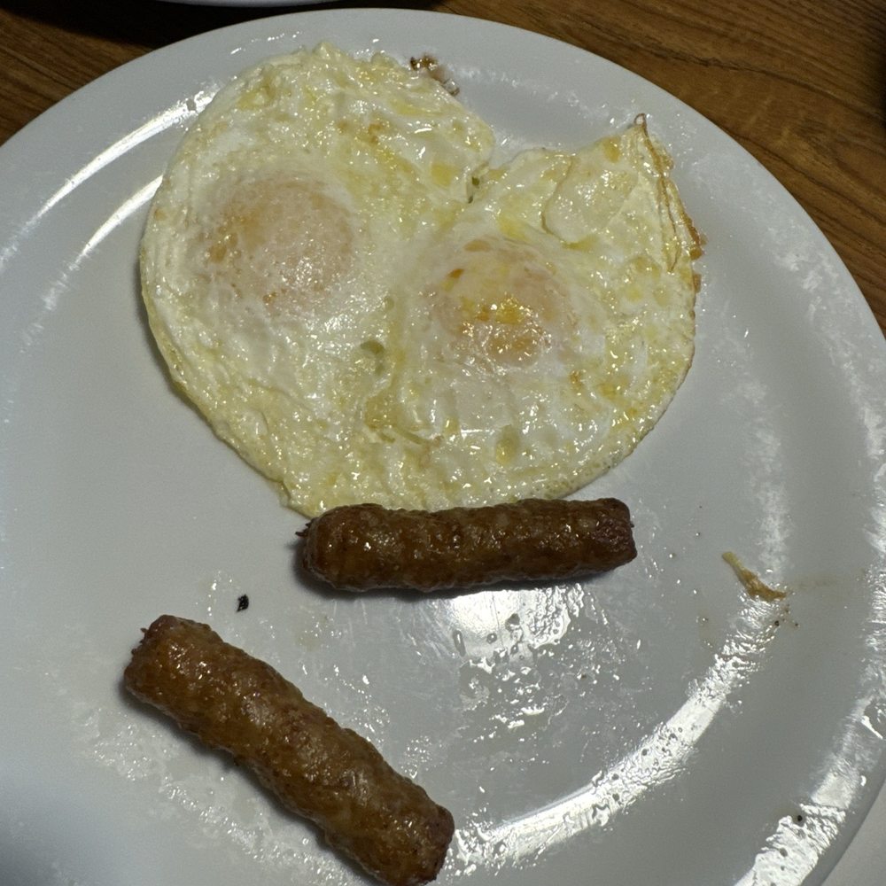 Denny's - Over easy eggs & sausage - Diners Near Me - Casa Grande, Arizona