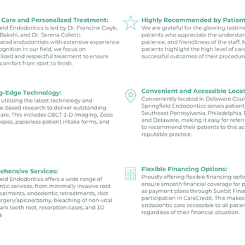 Springfield Endodontics - Here's what to expect at Springfield Endodontics - Endodontists Near Me - Springfield, Pennsylvania Springfield Endodontics - Here's what to expect at Springfield Endodontics - Endodontists Near Me - Springfield, Pennsylvania