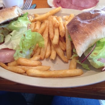 Ned's Southside Kitchen - This was the Italian Hero Panini, with regular fries - New American Near Me - Saint Augustine, Florida Ned's Southside Kitchen - This was the Italian Hero Panini, with regular fries - New American Near Me - Saint Augustine, Florida