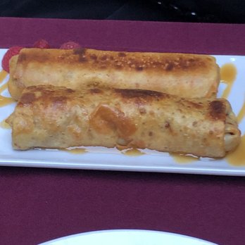 Khinkali House - Dessert Blinchik (cottage cheese inside with raisins ) - Armenian Near Me - Glendale, California Khinkali House - Dessert Blinchik (cottage cheese inside with raisins ) - Armenian Near Me - Glendale, California