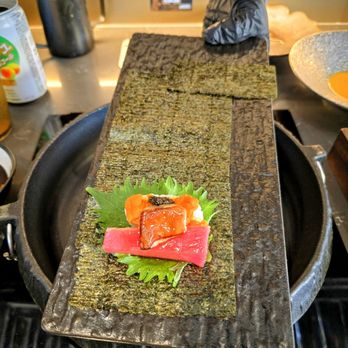 Wagyu Master - Special Request Roll With Toro, Uni, Foie Gras, and Caviar. ( Heavenly ) - Japanese Near Me - San Jose, California Wagyu Master - Special Request Roll With Toro, Uni, Foie Gras, and Caviar. ( Heavenly ) - Japanese Near Me - San Jose, California
