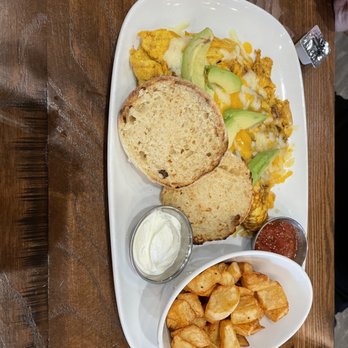 Another Broken Egg Cafe - Hey Lucy omelette with potato - Breakfast & Brunch Near Me - College Station, Texas Another Broken Egg Cafe - Hey Lucy omelette with potato - Breakfast & Brunch Near Me - College Station, Texas