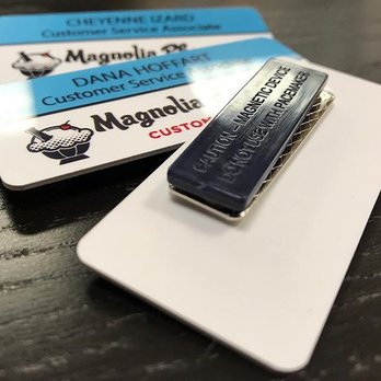 PostNet - 1-1/2 x 3 Name Badges with magnetic attachments - Printing Services Near Me - Houston, Texas