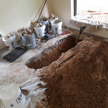 Dependable Plumbing Company - Slab Leak Repair tunneling under foundation to replace pipe. - Plumbing Near Me - Burleson, Texas Dependable Plumbing Company - Slab Leak Repair tunneling under foundation to replace pipe. - Plumbing Near Me - Burleson, Texas