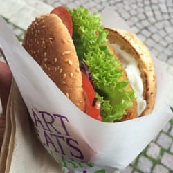 My Heart Beats Vegan - Garden Lover Vegan sandwich. Holy cow. This sandwich alone could convert me back to veganism!