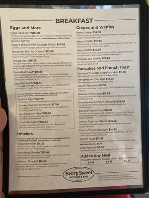 Menu photo 8 Berry Sweet Kitchen Minneapolis, MN
