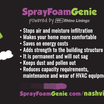 Spray Foam Genie - Insulation Installation Near Me - Mt. Juliet, Tennessee Spray Foam Genie - Insulation Installation Near Me - Mt. Juliet, Tennessee