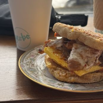 Yeobo - Hot mama breakfast sandwich - Coffee & Tea Near Me - Seattle, Washington Yeobo - Hot mama breakfast sandwich - Coffee & Tea Near Me - Seattle, Washington
