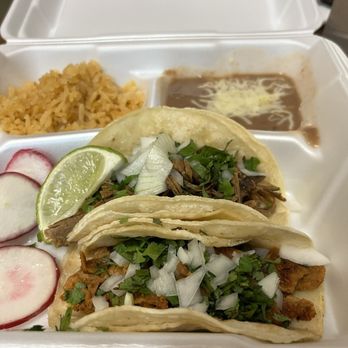 Taqueria los Compadres - Combo #1 with Al Pastor and Birria Tacos $12 - Mexican Near Me - Lakeville, Minnesota