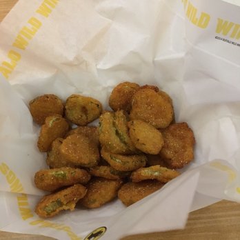 Buffalo Wild Wings - These are the deep fried pickles which were a tad to salty but still very good and we finished them all. Would order again - Sports Bars Near Me - Bellingham, Washington