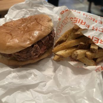 Hump’s BBQ - Brisket Chopped Sandwich (Pick only 1 Side) - Barbeque Near Me - Pantego, Texas