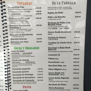 Domingo's Place Steakhouse - Menu - Steakhouses Near Me - Loreto, BCS