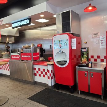Five Guys - the inside of a fast food restaurant - Burgers Near Me - Jeffersonville, Indiana Five Guys - the inside of a fast food restaurant - Burgers Near Me - Jeffersonville, Indiana