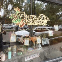 Tea And Spice Merchants Of Ocean Springs - Main entrance window