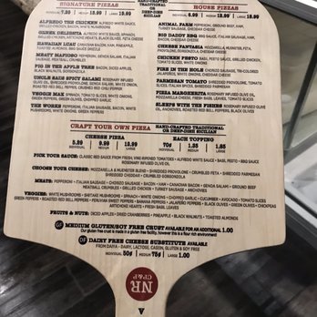 Noble Roman's Craft Pizza & Pub - Menu board have a neat concept, shaped like a pizza board. - Pizza Near Me - Westfield, Indiana Noble Roman's Craft Pizza & Pub - Menu board have a neat concept, shaped like a pizza board. - Pizza Near Me - Westfield, Indiana
