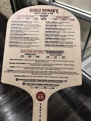 Menu photo 4 Noble Roman's Craft Pizza & Pub Westfield, IN Menu photo 4 Noble Roman's Craft Pizza & Pub Westfield, IN