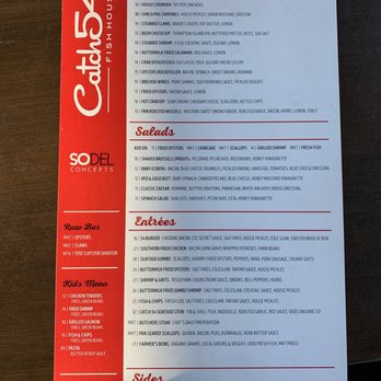 Catch 54 - Menu - Seafood Near Me - Selbyville, Delaware Catch 54 - Menu - Seafood Near Me - Selbyville, Delaware