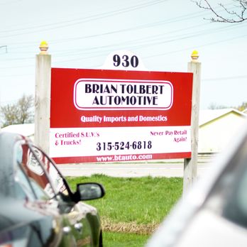 Brian Tolbert Automotive Inc - Auto Loan Providers Near Me - Ontario, New York Brian Tolbert Automotive Inc - Auto Loan Providers Near Me - Ontario, New York