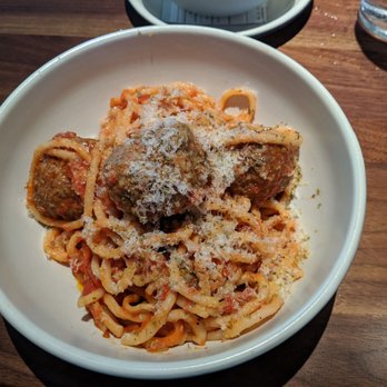 North Italia - Spaghetti with meatballs - Italian Near Me - Reston, Virginia