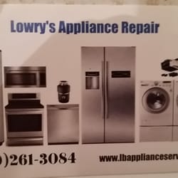 Lowry's Appliance & Air Conditioning Service - Business Card