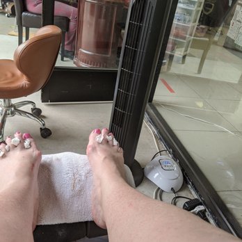 Envy Nails & Spa - Pedi Covid Style - Nail Salons Near Me - Fresno, California