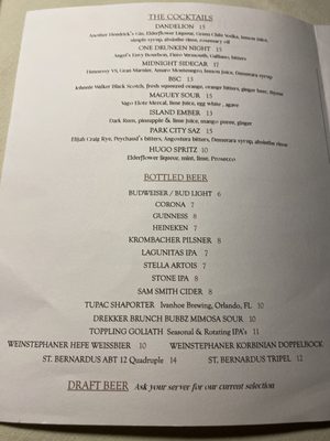 Menu photo 6 BoVine Steakhouse Winter Park, FL
