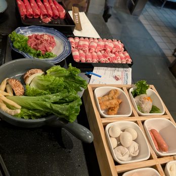 Happy Lamb Hot Pot - Meat and sides - Chinese Near Me - Cupertino, California