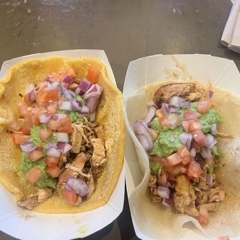 City Tacos - Chix taco, one on corn one on flour - Tacos Near Me - San Diego, California