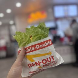 Protein style Double-Double Burger