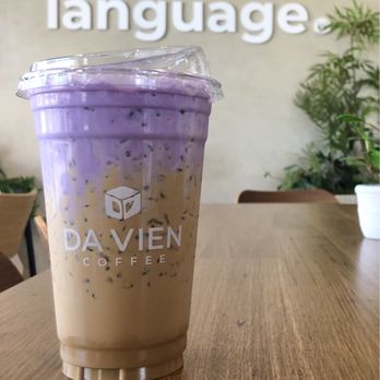 Da Vien Coffee - Ube Cream Coffee (Large - $7) - Coffee & Tea Near Me - Rosemead, California