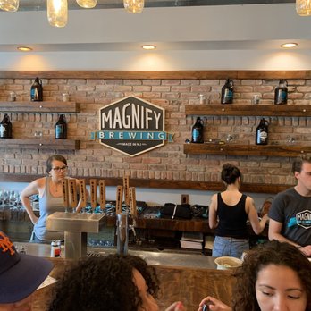 Magnify Brewing - Bar area - Breweries Near Me - Fairfield, New Jersey