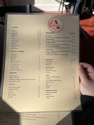 Menu photo 1 Abe’s Cafe Lafayette, CA