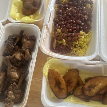 Ruthies Caribbean Kitchen - Beef Patty, Red Beans and Rice, 6 pcs Jerk Chicken Wings Mild / Hot, Side of Fried Plantain - Caribbean Near Me - Vallejo, California Ruthies Caribbean Kitchen - Beef Patty, Red Beans and Rice, 6 pcs Jerk Chicken Wings Mild / Hot, Side of Fried Plantain - Caribbean Near Me - Vallejo, California