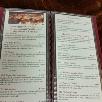 El Tesoro del Inca - Menu - Peruvian Near Me - Irving, Texas El Tesoro del Inca - Menu - Peruvian Near Me - Irving, Texas