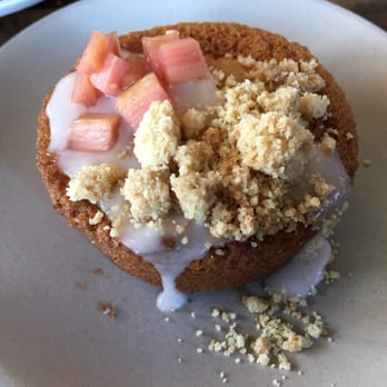 Outerlands - Strawberry rhubarb coffee cake - New American Near Me - San Francisco, California Outerlands - Strawberry rhubarb coffee cake - New American Near Me - San Francisco, California