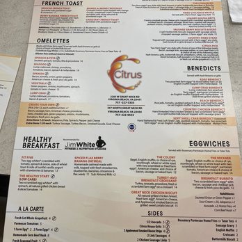 Citrus - Menu - American Near Me - Virginia Beach, Virginia