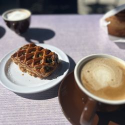 Ristretto - Chai tea and spinach and feta pastry