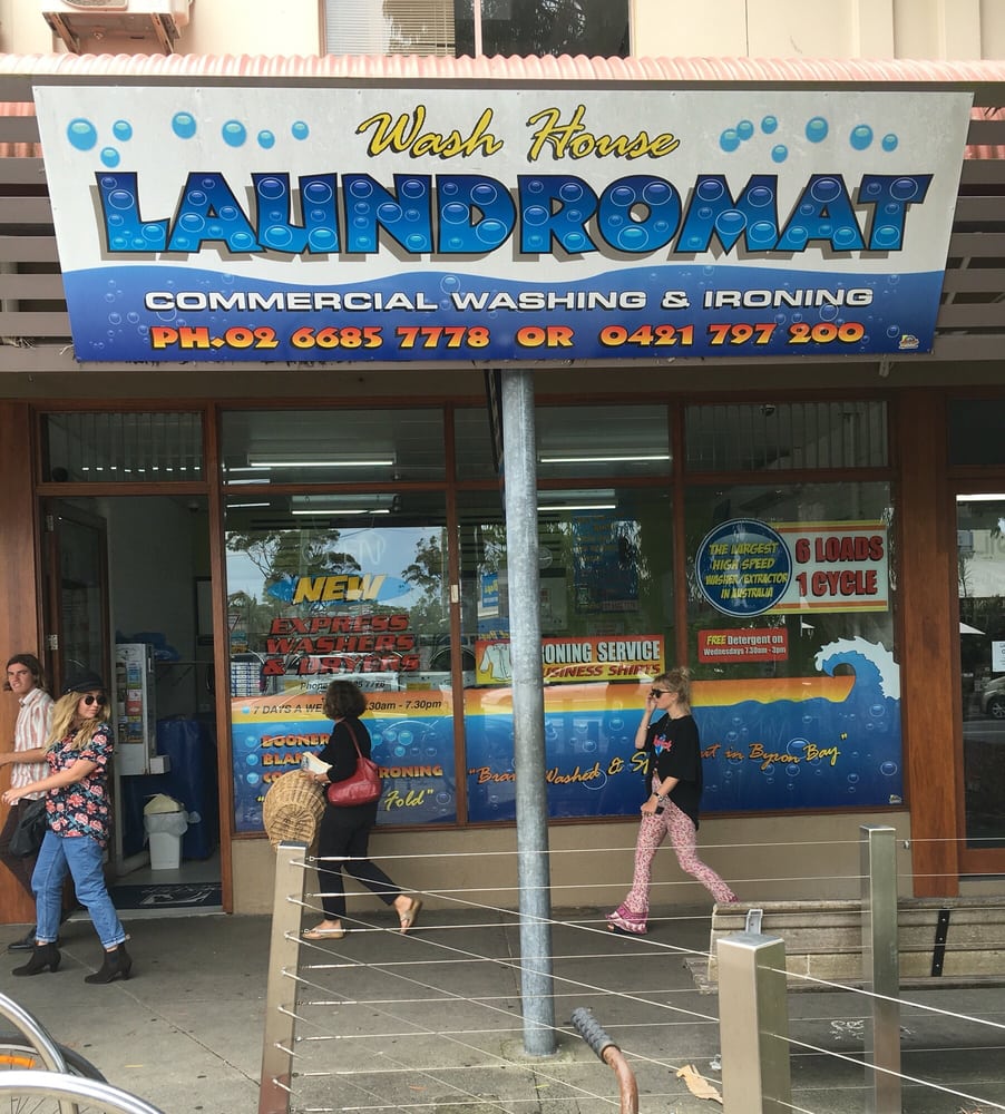 WASH HOUSE LAUNDRYMATS Cnr Marvell & Johnson St, Byron Bay New South Wales, Australia Dry