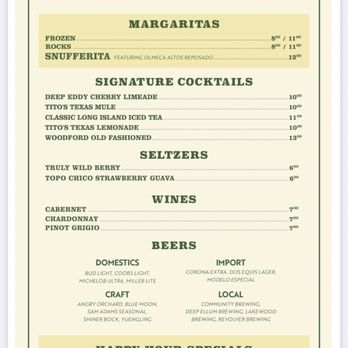 Snuffers - Menu - Bars Near Me - Plano, Texas Snuffers - Menu - Bars Near Me - Plano, Texas