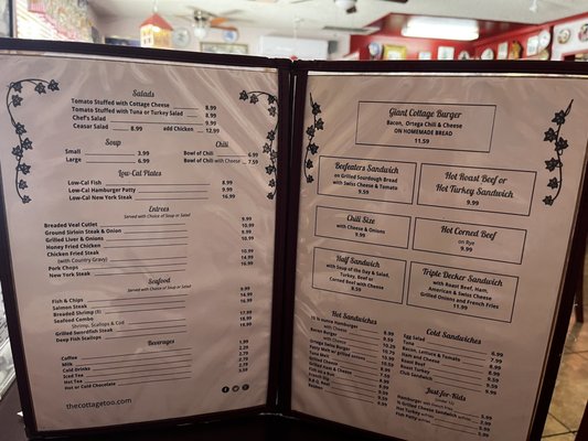 The Cottage Too restaurant by null