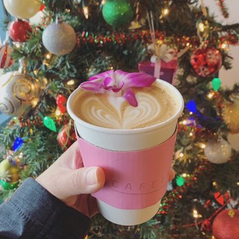 Cafein - Rose Latte - Coffee & Tea Near Me - Chantilly, Virginia