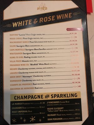 Menu photo 3 Nye's Minneapolis, MN