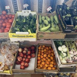 Homegrown fruit and vegetables